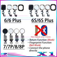 เปลี่ยนสําหรับ Iphone 6 6S 7 8 Plus 6splus 7Plus Home Button Flex Cable Return Function Work Touch ID ลายนิ้วมือไม่ทํางาน