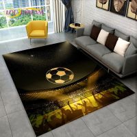 【YF】 3D Cartoon Soccer Football Area RugCarpet Rug for Living Room Bedroom Sofa Playroom Doormat DecorKids Play Non-slip Floor Mat