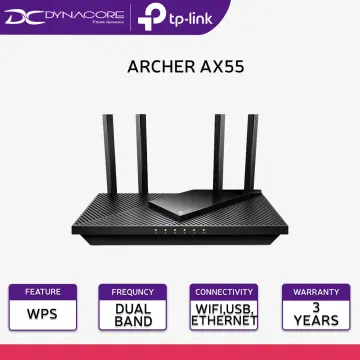 TP-Link AX3000 WiFi 6 Router – 802.11ax Wireless Router, Gigabit, Dual Band  Internet Router, VPN Router, OneMesh Compatible (Archer AX55)
