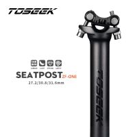 TOSEEK ZF-ONE คาร์บอน Seatpost จักรยาน Mtb ถนนขี่จักรยานที่นั่งโพสต์หลอดที่นั่งชิ้นส่วนจักรยานเคลือบสีดำสีเทาเงิน