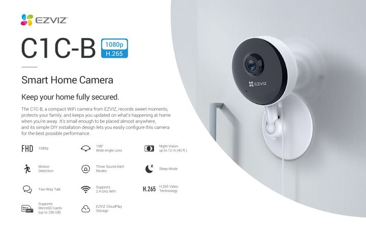 ezviz-c1c-b-1080p-wi-fi-pt-camera-h-265-กล้องวงจรปิดภายในบ้านของคุณให้ปลอดภัยอย่างเต็มรูปแบบ