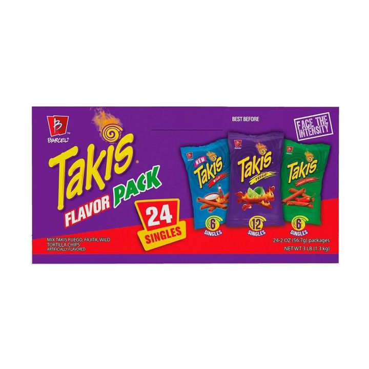 ขนม-นำเข้า-usatakis-flavor-pack-24-count-2-ounce-bags-ราคา-990-บาท