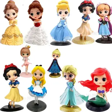 Disney Alice Adventures In Wonderland 6pcs/set Cartoon Anime Action Figure  Toys PVC Collectible Model Dolls Decoration Gifts