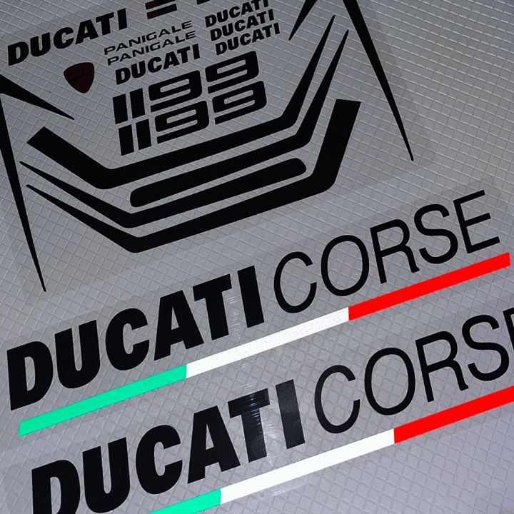 duckati-สติกเกอร์สะท้อนแสงหมวกกันน็อคตกแต่งแฟริ่งสำหรับ-ducati-848-959ปี1098-s-1198-899ดัดแปลงตกแต่งขนาดใหญ่สไตล์ใหม่