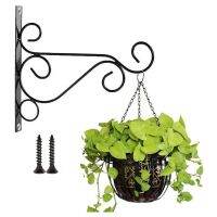 Nordic Style Flowerpot High Quality Metal Hanging Bracket / Wall-Mounted Flower Stand Holder / Garden Pendant Plants Pots Hooks / Balcony Home Decoration Flower Pot Hanging Rack