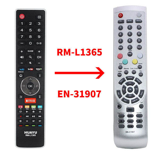 huayu-unversual-devant-hisense-rm-l1365รีโมทคอนโทรลมาพร้อมกับรุ่น-en-31907-netflix-youtube