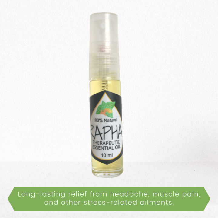Rapha Therapeutic Essential Oil, 10 ml spray glass bottle Lazada PH