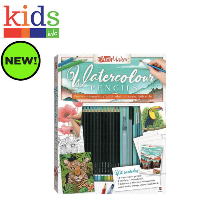 Art Maker Watercolour Pencils Kids Ink Lazada PH