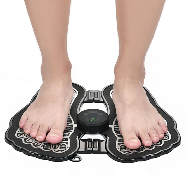 Electric Ems Foldable Foot Massager Leg Reshaping Massage Usb Rechargeable Feet Muscle