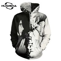 Naruto คอสเพลย์เครื่องแต่งกาย 3D พิมพ์ Hoodies แขนยาวผู้ชาย Casual แฟชั่น Outerwear