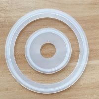 【DT】hot！ 10Pcs 19mm-Pipe O/D 50.5mm Sanitary Tri Clamp Ferrule Silicone Strip Gasket Washer clamp ferrule silicone seali