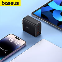 Baseus อะแดปเตอร์เชื่อมต่อสัญญาณเร็วขนาดเล็กชนิด C ขนาดกะทัดรัดที่ชาร์จเร็ว USB ขนาด65W/30W เครื่องชาร์จติดผนังปลั๊ก CN