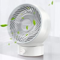 SMARTDEVIL USB Desk Fan Small Personal Desktop Table Fan with Strong Wind Quiet Operation Portable Mini Fan for Office Bedroom