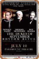 Donald Fagen/michael Mcdonal/boz Scaggs Denver 2012โปสเตอร์เพลงป้ายดีบุกโลหะวินเทจตกแต่งผนังทันสมัยสำหรับสำนักงานห้องนอนบ้านบ้านติดกำแพงห้อง8X12นิ้ว