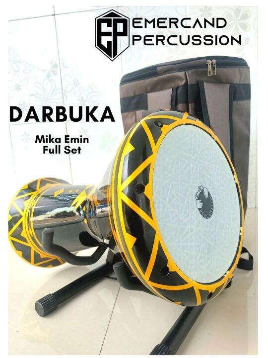 Darbuka Motif Mika Emin full set Lazada Indonesia