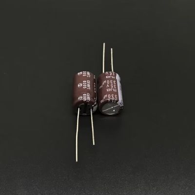 10pcs/100pcs 330uF 35V Japan ELNA RJB Series 10x16mm 35V330uF Low Impedance Audio capacitor