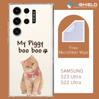 HI-SHIELD Stylish เคสใสกันกระแทก Samsung รุ่น Cutie Cat [S22ultra , S23ultra]