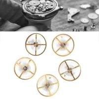 【YF】 Watch Tool 5 pcs Balance Wheel With Full Swing Hairspring Replacement for 8205 Movement Repair Parts Watchmaker