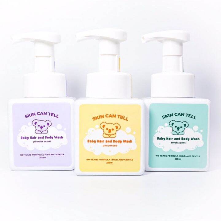 Lactic acid baby shower gel ♒SKIN CAN TELL BABY HAIR AND BODY WASH