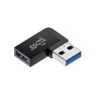 YYDS? อะแดปเตอร์ต่อขยายมุมขวา90องศา3.0 USB อะแดปเตอร์ที่ข้อศอกขึ้น10Gbps สำหรับแล็ปท็อปพีซี