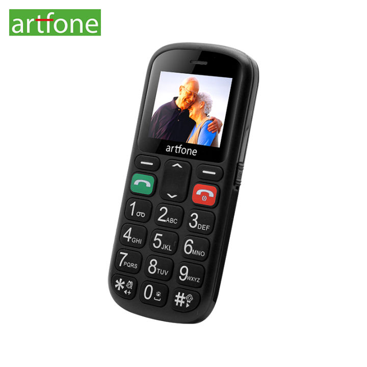 artfone-cs181ปุ่มใหญ่มือถืออาวุโสราคาถูกปลดล็อค-gsm-ง่ายโทรศัพท์มือถือสำหรับผู้สูงอายุที่มีซิมคู่-โทรศัพท์มือถือภาษาไทย