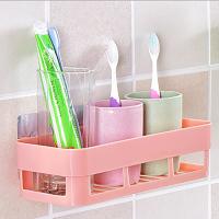 【HOT】♀❏❣  Wall Mounted Shelves Shampoo Holder Floating Shelf Shower Drain Hanging Basket Seasoning Rack