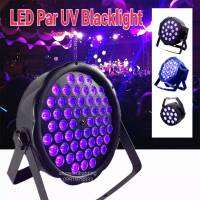 ไฟพาร์ PAR LED UV Black lightl ไฟพาร์ ยูวี แบล๊คไลท์ (มี 4ตัวเลือกให้กด  54LED*3w ใหญ่, 54LED*3wบาง,18LED3w,12led3w) ไฟดิสโก้เทค ไฟเวที