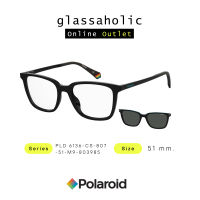 [ลดแรง] แว่นกันแดด Polaroid รุ่น PLD 6136-CS-807 ทรงเหลี่ยม Clip On สีเทา