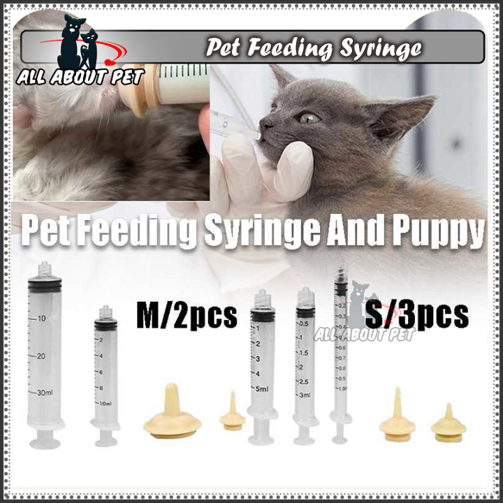 Pet Nipple Pet Oral Syringe for Milk Medicine Nursing Newborn Pet