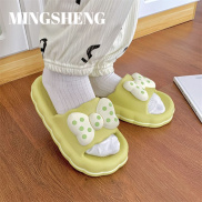 Mingsheng mới Pai daxing Flip-flops dép đế dày cho phụ nữ siêu mềm Dép đi