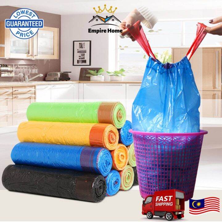 45cm X 50cm Rubbish Bag With String   Garbage Bag With Drawstring 