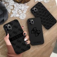 [CNIU digital accessories] แฟชั่น Guess Letter เคสโทรศัพท์สำหรับ Iphone 14 13 12 11 Pro XS MAX X XR Samsung Galaxy S21 S22 A73 A53 A13 Plus Ultra 5G