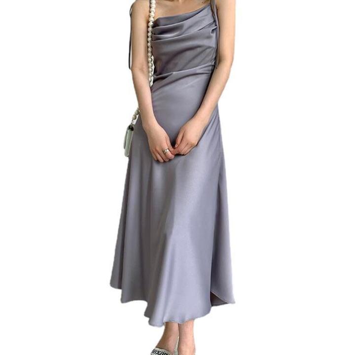 r-design-french-feel-slim-strap-dress-for-women-2023-summer-new-look-slim-waist-style-light-mature-style-knee-length-strap-dress