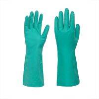 3 PAIRS Nitrile Cleaning Gloves Chemical Resistant Reuseable Industrial