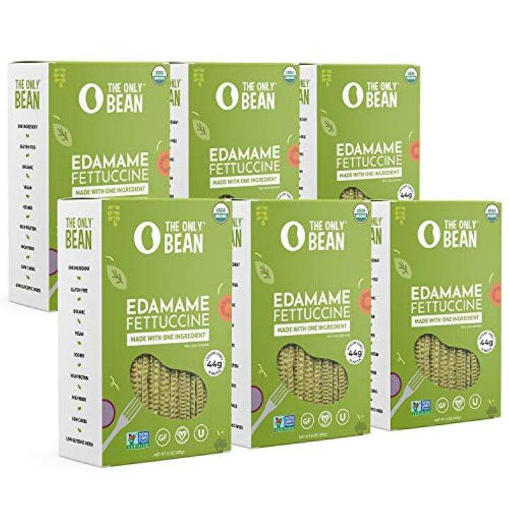 [PREORDER] The Only Bean Organic Edamame Fettuccine Pasta High Protein, Keto Friendly