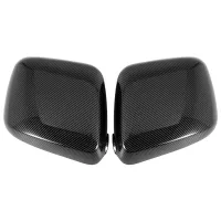 for Nissan NV200 Evalia 2010 - 2018 ABS Rear View Mirror Decoration Cover Car Styling Stickers 2PCS Carbon Fiber Color