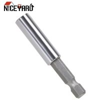 NICEYARD 60/150mm Sleeve Adapter Durable Extension Drill Driver Screwdriver Bars High-carbon Steel Hex Magnetic Bit Holder 1/4 quot;