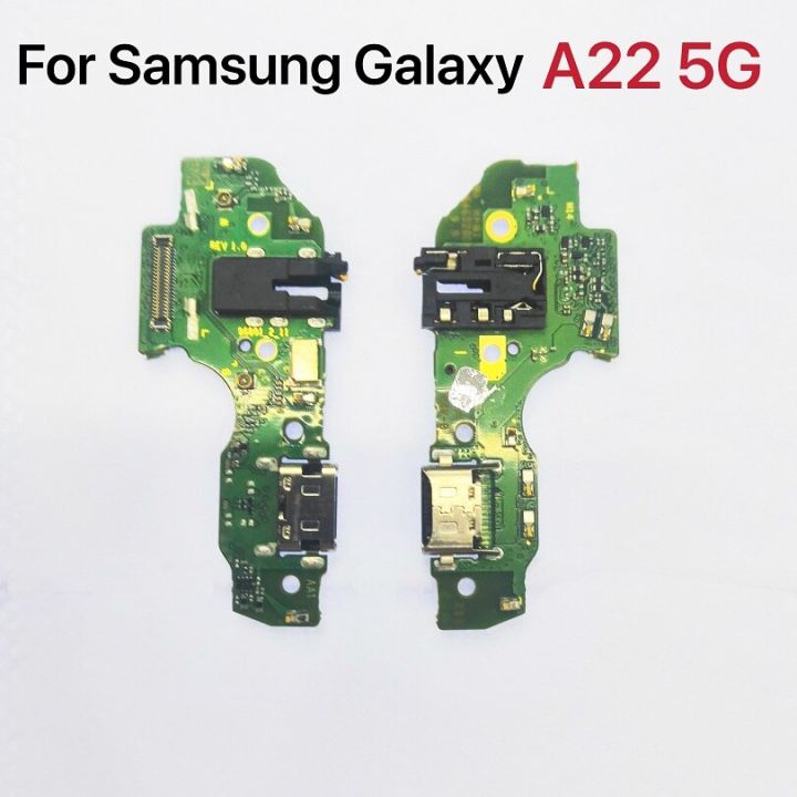 บอร์ดเฟล็กซ์ชาร์จหัวต่อแจ็คพอร์ตเครื่องชาร์จ USB เหมาะสำหรับ Samsung Galaxy A22 A22 5G