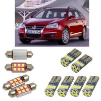 Interior led Car lights For Volkswagen golf 5 estate 1k5 car accessories License Plate Light 8pc