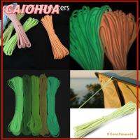 CAIOHUA 3/5/10 Meters 6 สี 550LB อุปกรณ์ตั้งแคมป์ Camp Glow Paracords เชือกเส้นเล็ก พาราคอร์ดเอาชีวิตรอด เชือกเรืองแสง