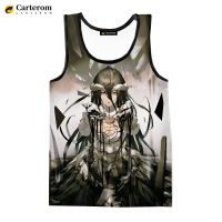 Overlord-camisetas sin mangas de Anime en 3D, camisas informales sin mangas, ropa de calle Harajuku, camiseta de gran tamaño 2023