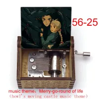 Japanese anime howls moving castle music theme Merry go round of life music box kids toy Birthday new year christmas gift