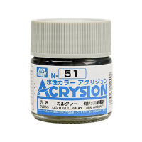 Mr.Hobby Mr.Acrysion Color N-51 LIGHT GULL GRAL 4973028112429