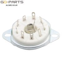 ;[-./ 9Pin Ceramic Vacuum Tube Socket Base For EF50 EC52 TT12 EFF51 QE04 EF55 Bottom Chassis Mount Hifi Audio DIY