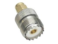 1Pcs UHF Female SO-239 SO239 Jack to SMA Male Plug RF Coaxial Adapter Connector