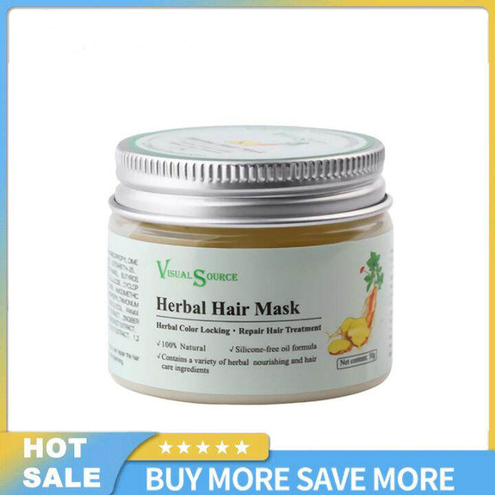 Herbal Hair Mask Repair Damage Hair Root Scalp Treatment Moisturizing