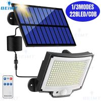 (TEX)106/318LED Super Bright Outdoor Solar Lamp Waterproof 3 Modes Motion Sensor Human Induction Solar Garden Light Yard Garage Light