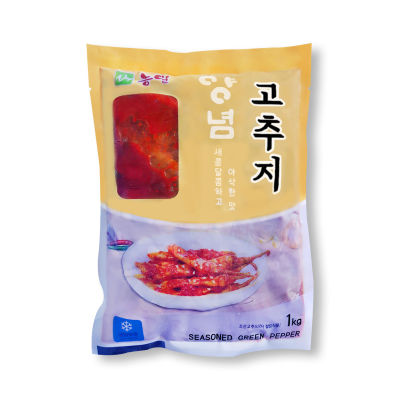 สินค้ามาใหม่! จังกึม กิมจิพริกเขียวปรุงรส 1000 กรัม Jang Geumi Seasoned Green Pepper Kimchi 1000g ล็อตใหม่มาล่าสุด สินค้าสด มีเก็บเงินปลายทาง