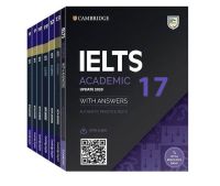 เล่ม11-17ถูกสุดCambridge IELTS 1-17:Cambridge IELTS 11,12,13,14,15,16,17ACADEMIC,GENERAL TRAININGกรุณาอ่านก่อนสั่ง(เฉพาะเล่ม11-17 ส่วน1-10มีในร้าน)