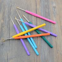 【CC】 Small Soft Rubber Crochet Handle Knitting Needles Weave Yarn Sewing Tools Wholesale Hand Supplies